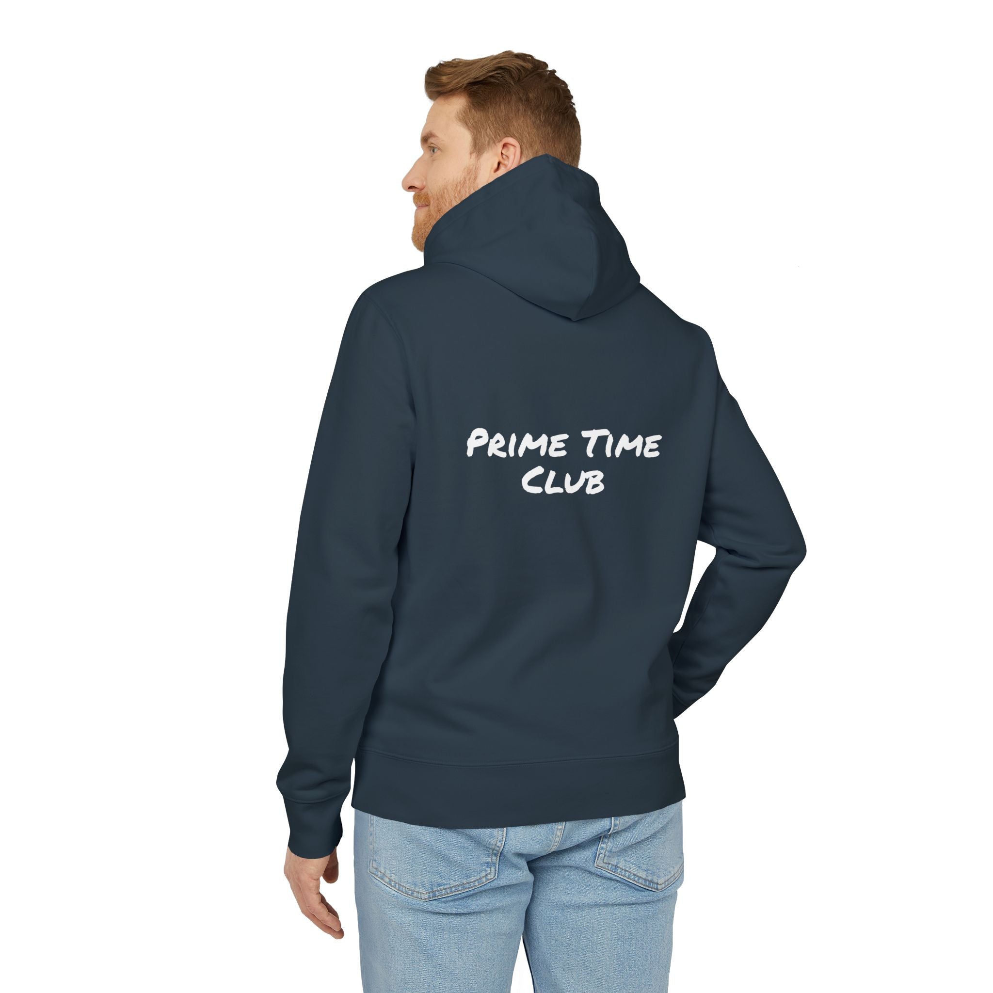 Prime Time Club Hoodie – Retro Sports Patch Pullover