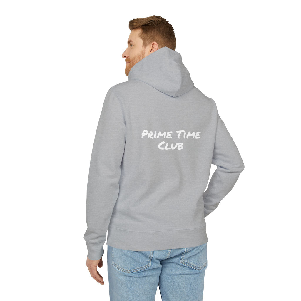 Prime Time Club Hoodie – Retro Sports Patch Pullover