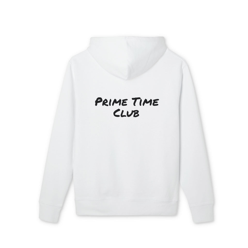 Prime Time Club Hoodie – Retro Sports Patch Pullover
