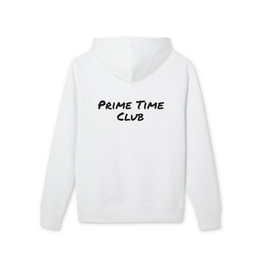 Prime Time Club Hoodie – Retro Sports Patch Pullover
