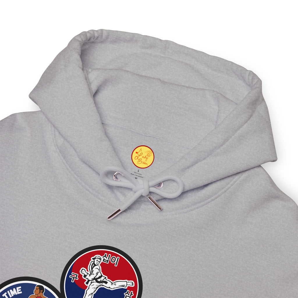 Prime Time Club Hoodie – Retro Sports Patch Pullover