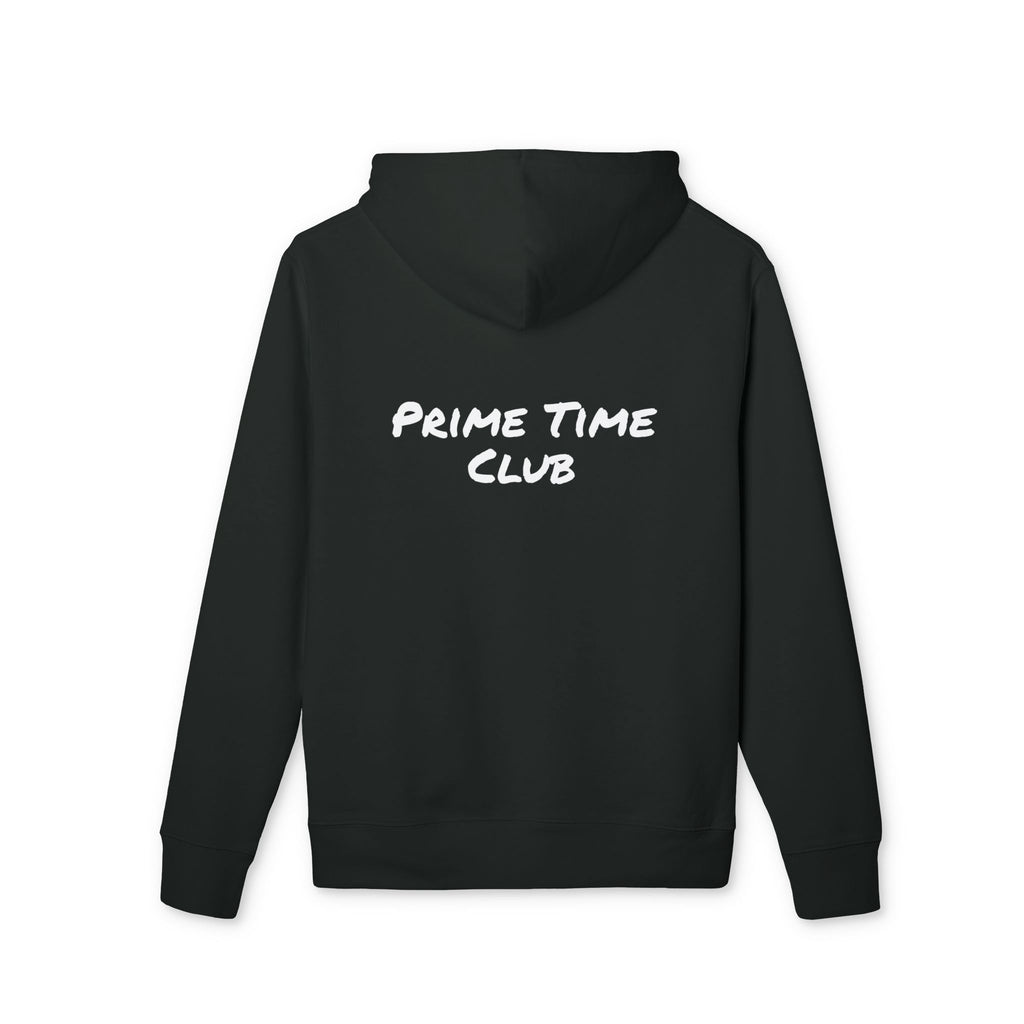 Prime Time Club Hoodie – Retro Sports Patch Pullover