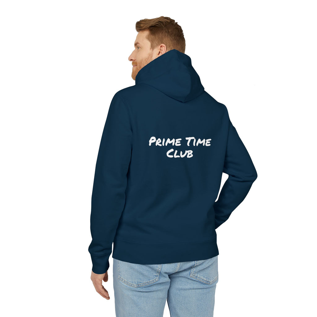 Prime Time Club Hoodie – Retro Sports Patch Pullover