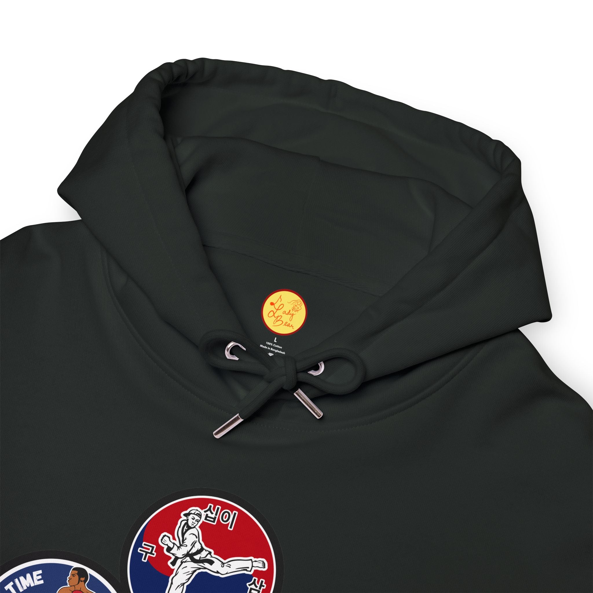 Prime Time Club Hoodie – Retro Sports Patch Pullover