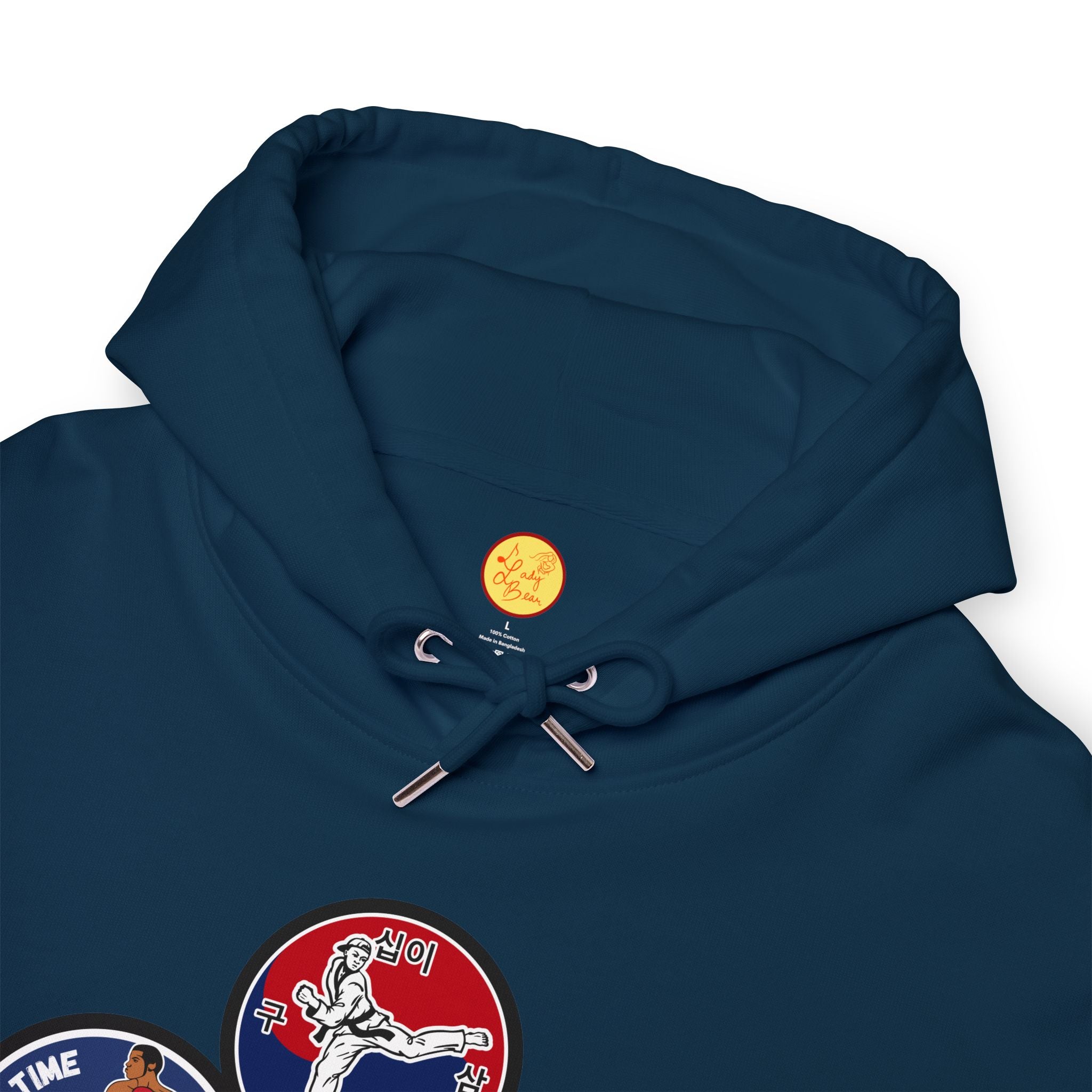 Prime Time Club Hoodie – Retro Sports Patch Pullover