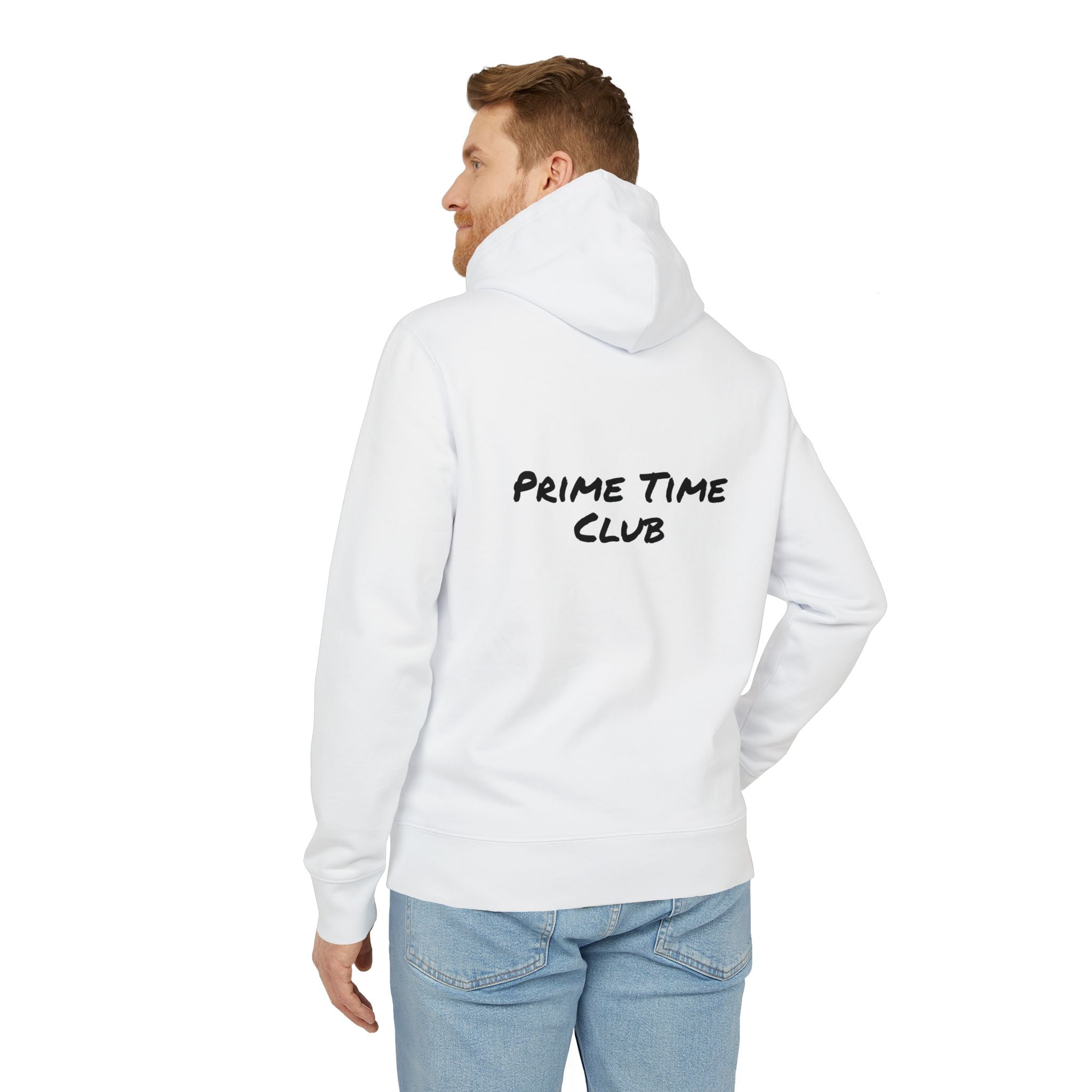 Prime Time Club Hoodie – Retro Sports Patch Pullover
