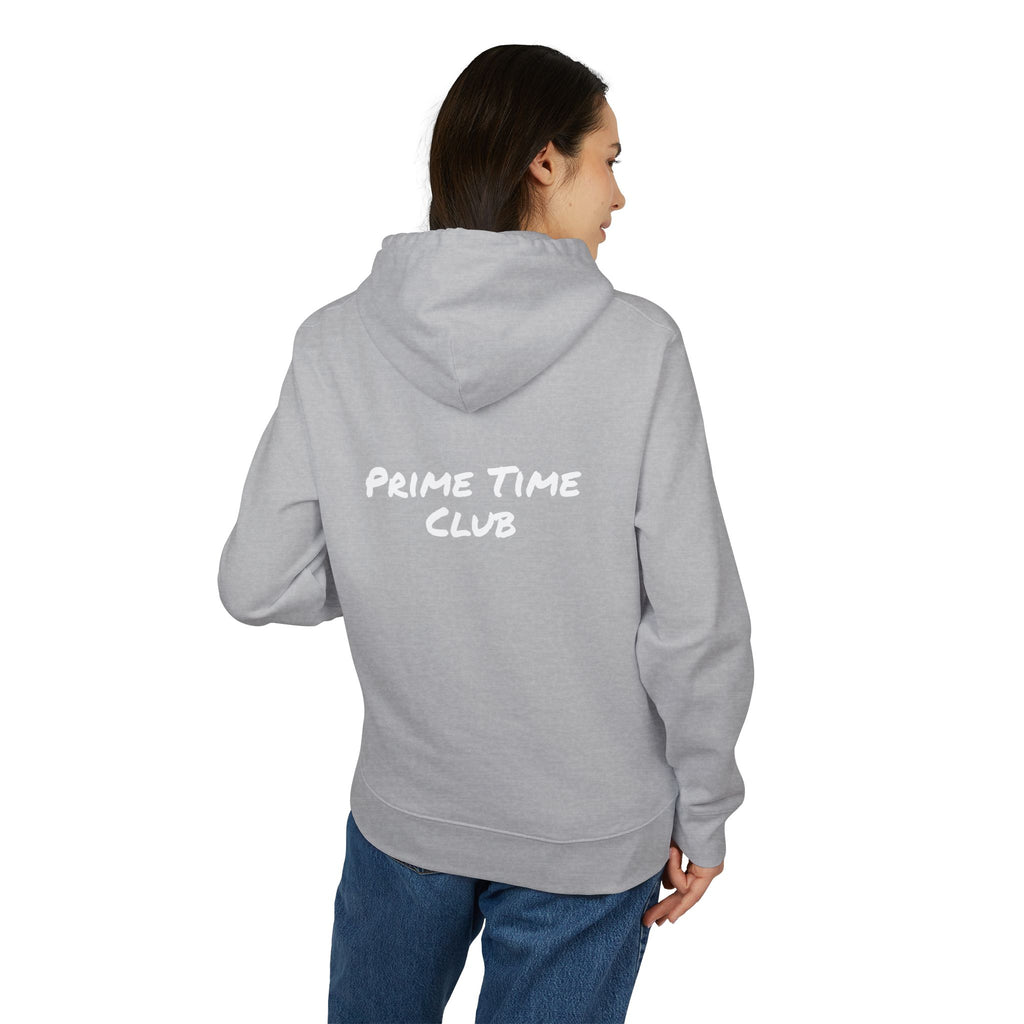 Prime Time Club Hoodie – Retro Sports Patch Pullover