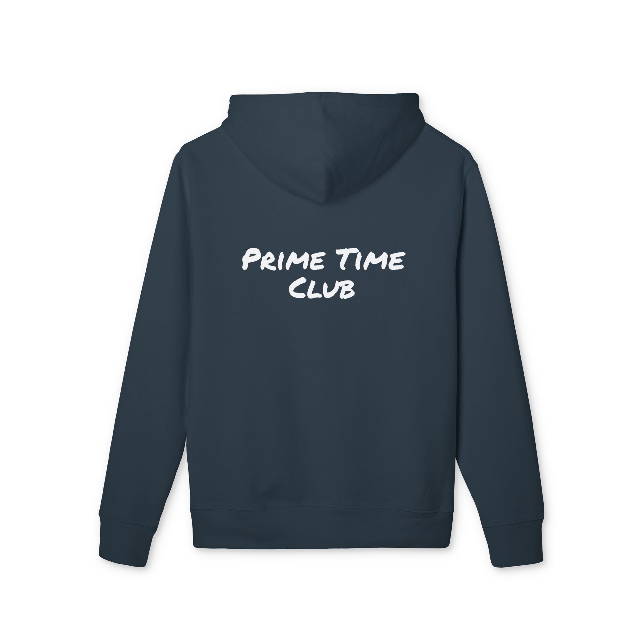 Prime Time Club Hoodie – Retro Sports Patch Pullover