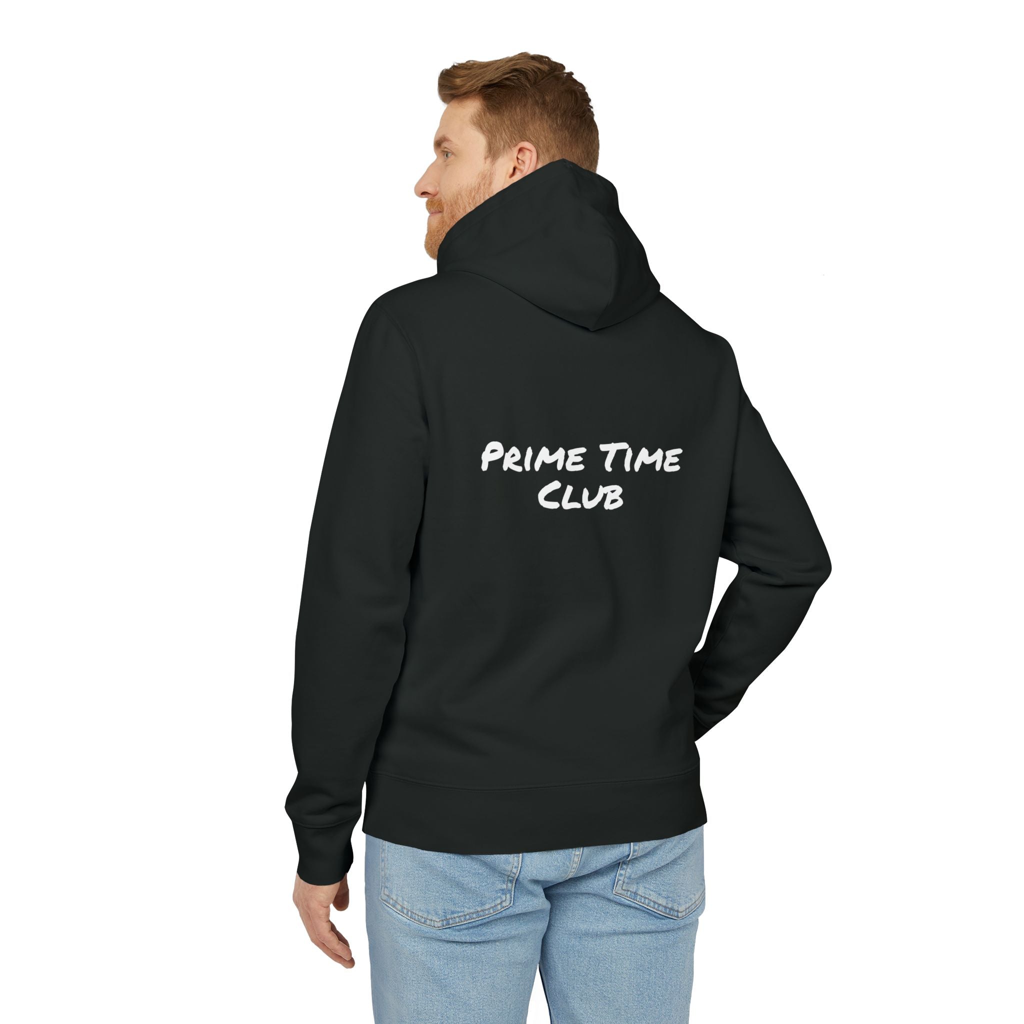Prime Time Club Hoodie – Retro Sports Patch Pullover