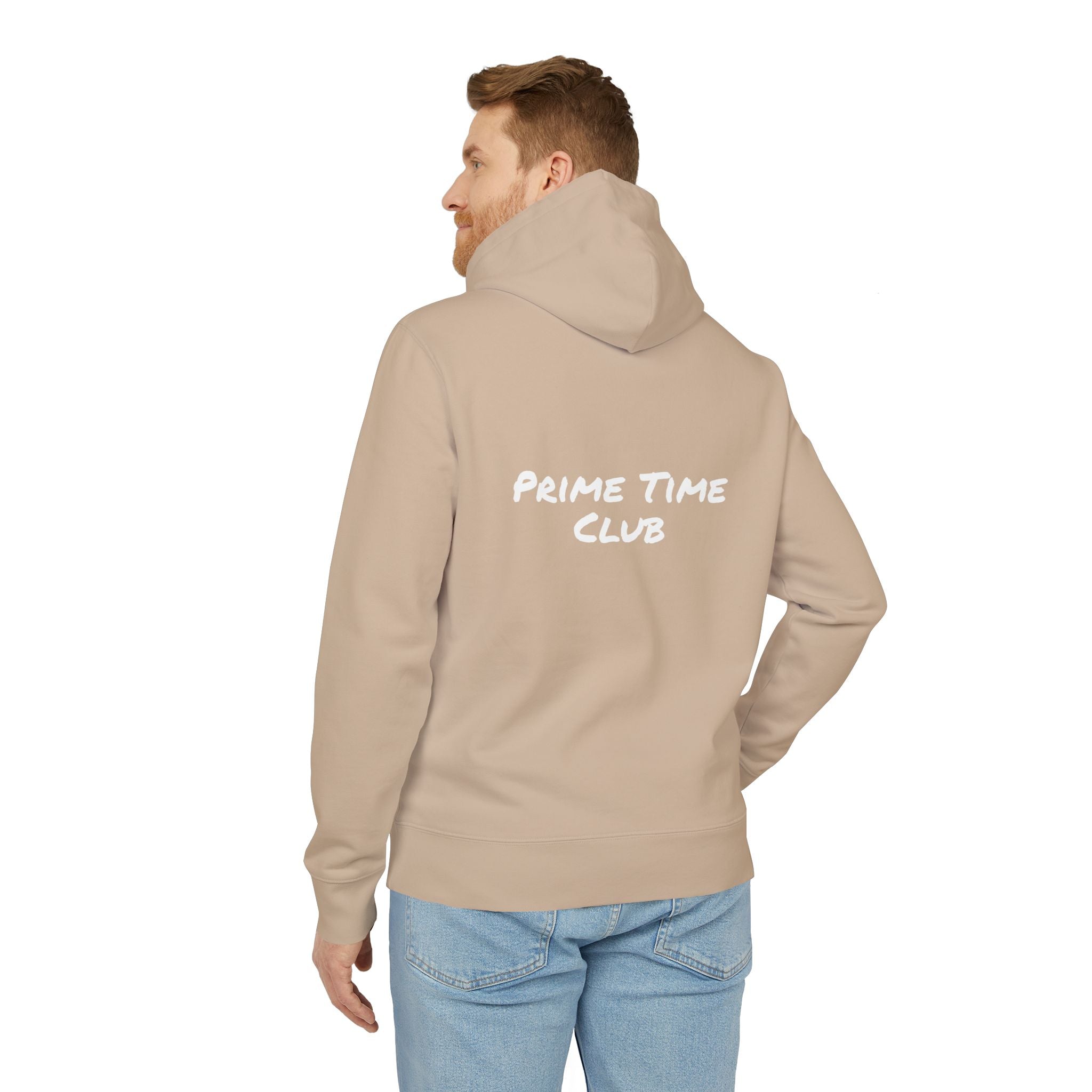Prime Time Club Hoodie – Retro Sports Patch Pullover